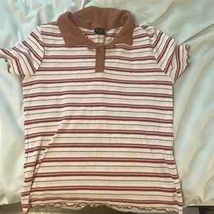 Kids large striped tee